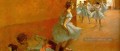 danseurs escaladant les escaliers Edgar Degas